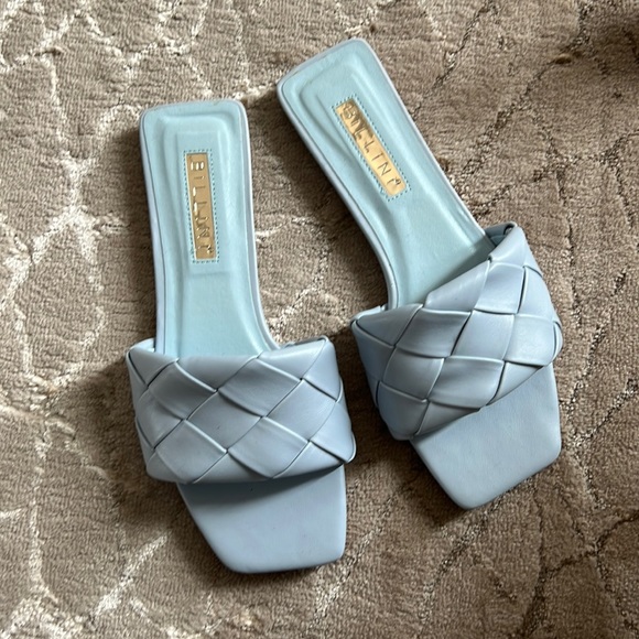 Billini Felix Powder Blue Slides - Picture 2 of 3